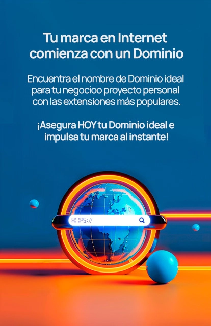 slide promocional de dominios